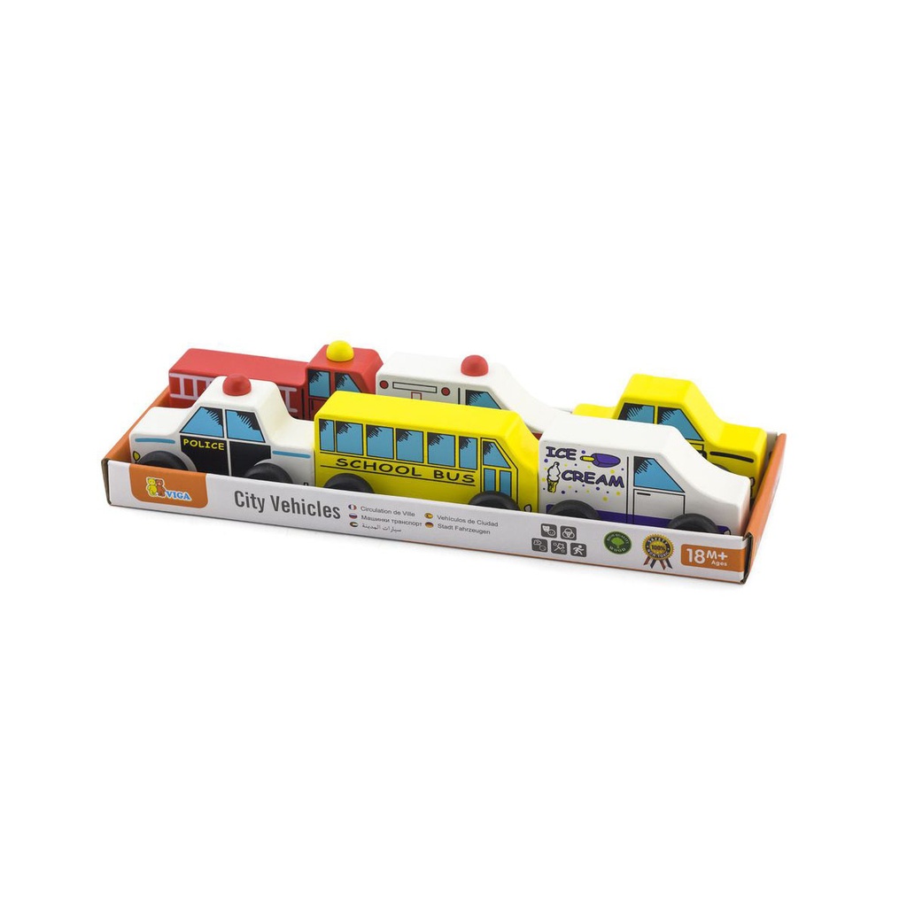 [59506] City Vehicle 6Pcs - Viga 59506