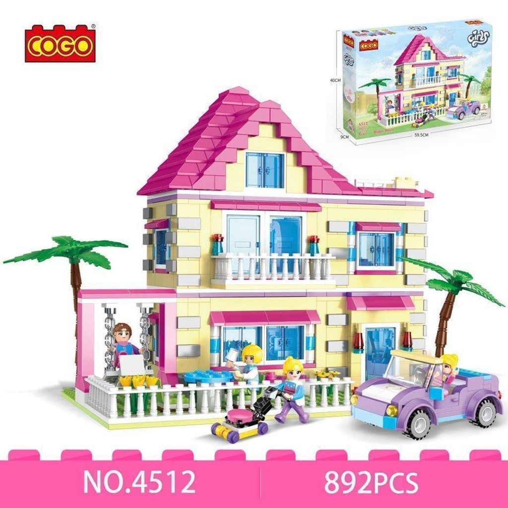 [4512] Princess beach house 346PCS- COGO 4512