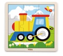 Train puzzle 9Pcs - Viga 51446