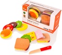 Hamburger and Sandwich Playset - Viga 50810