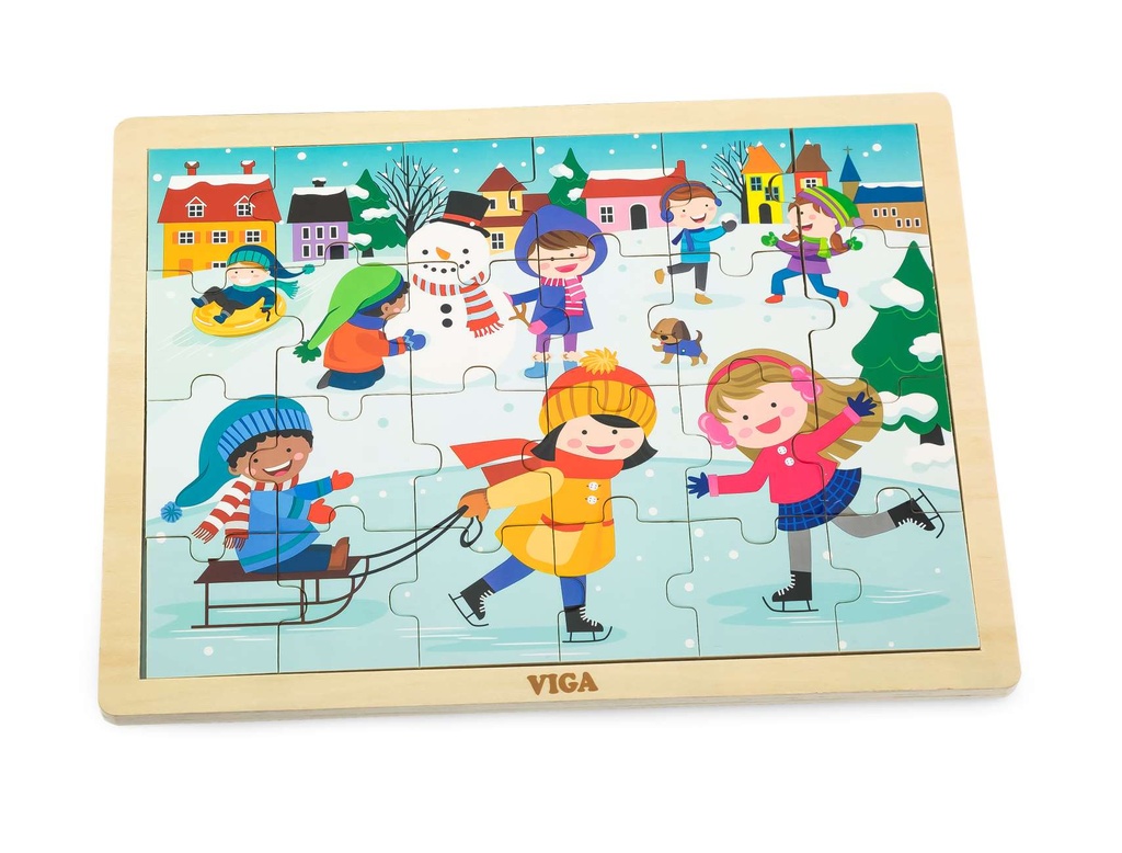 [6934510512729] Winter Puzzle 24Pcs - Viga 51272