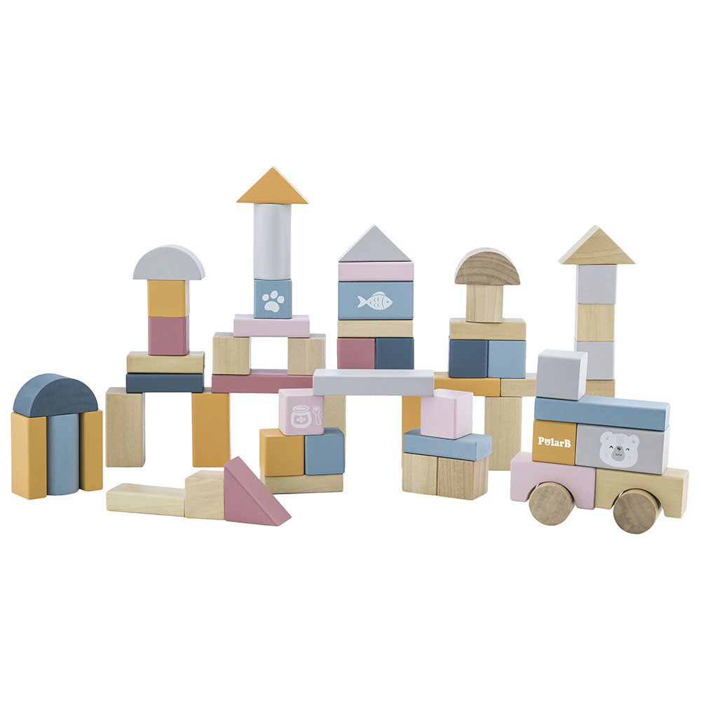 [6971608440106] Pastel Color Block Set 60Pcs - PolarB 44010
