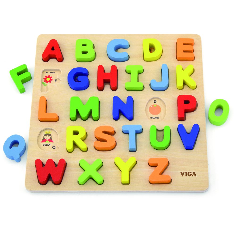 Block Alphabet Uppercase- Viga 50124