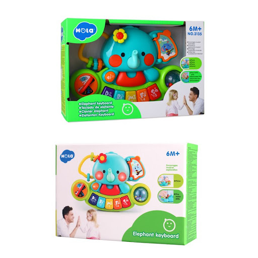 [6909090031359] 2IN 1 MUSICAL ELEPHANT- 3135