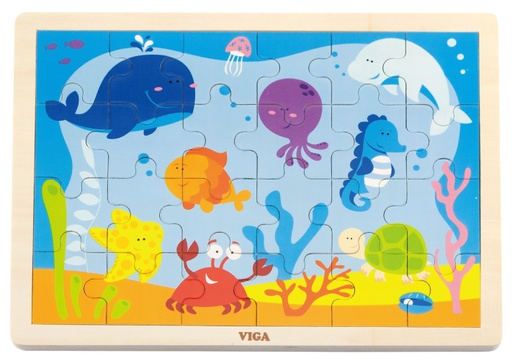 [6934510502003] Ocean Puzzle 24Pcs - Viga 50200