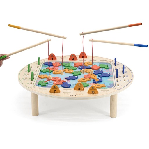[6971608445460] Wooden Fishing Game - Viga 44546