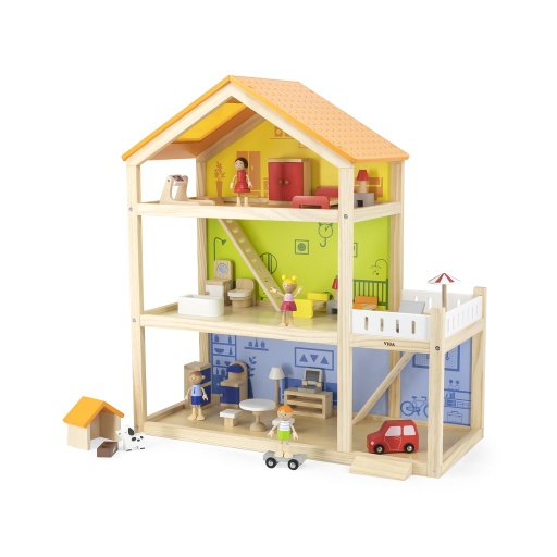 [6971608445699] 3 Storey Wooden House - Viga 44569