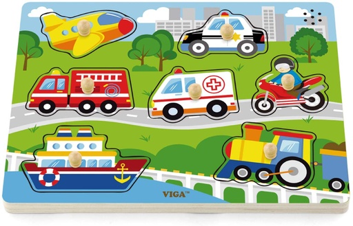 [6934510512743] Sound Puzzle Transportation - Viga 51274