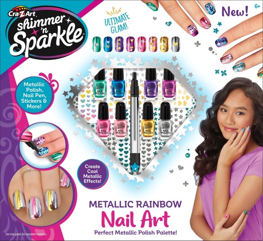 [884920655409] Ultimate Glitter Metalic Nail Art - Shimmer N Sparkle 65540