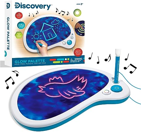 [4894088055351] TOY DRAWING GLOW BOARD -Discovery MB 4894088055351