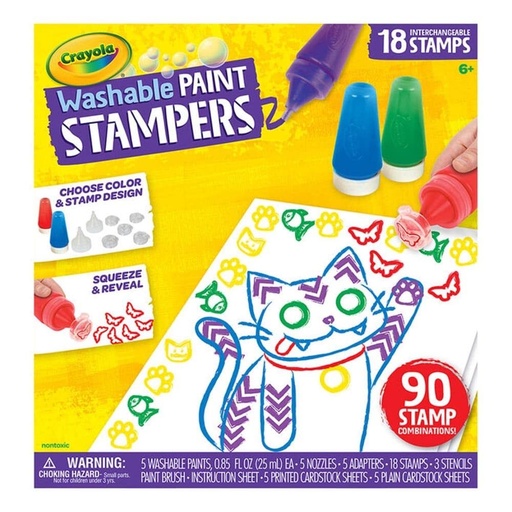 [54-1077] WASHABLE PAINT STAMPERS -Crayola 54-1077