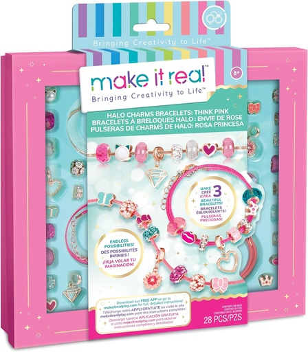 [695929017224] Halo Charms Bracelets Think Pink - MIR 1722