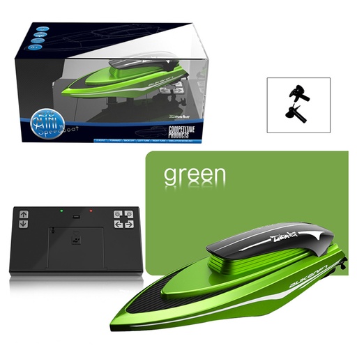 [888-2A] RC Boat Green With Light - 888-2A