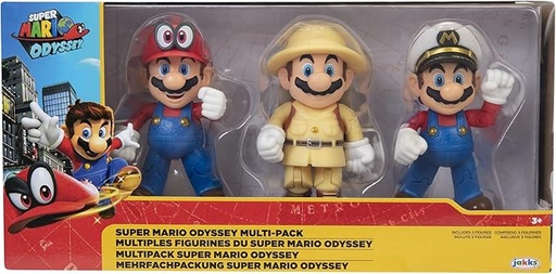 [192995406537] Nintendo 4" Odyssey 3-Pack - 40653