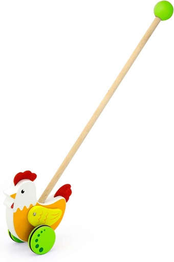 [6934510509644] Push Toy Rooster - Viga 50964