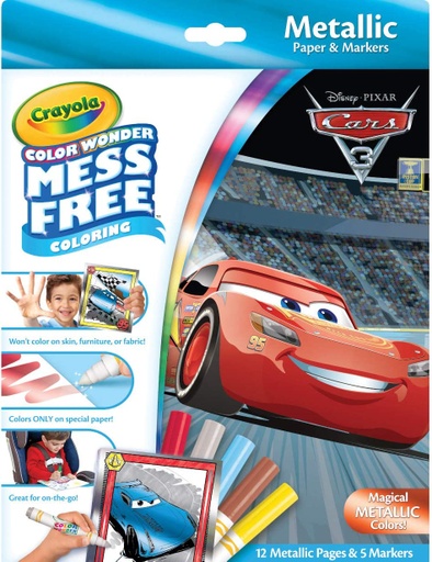 [75-2450] CW Metallic Box Set,Cars 3 -Crayola 75-2450