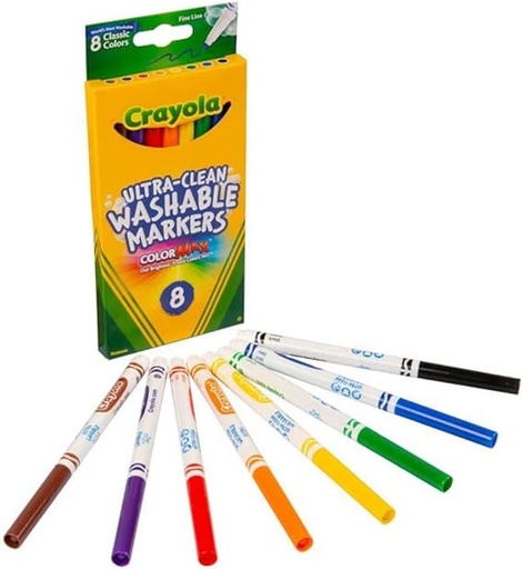 [71662078522] U/C Washable Classic Markers - 58-7852