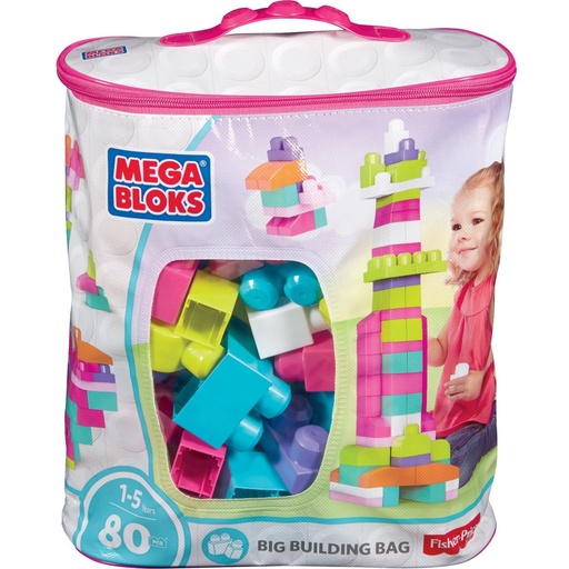 [65541083288] Mega Bloks 80pcs Pink - DCH62