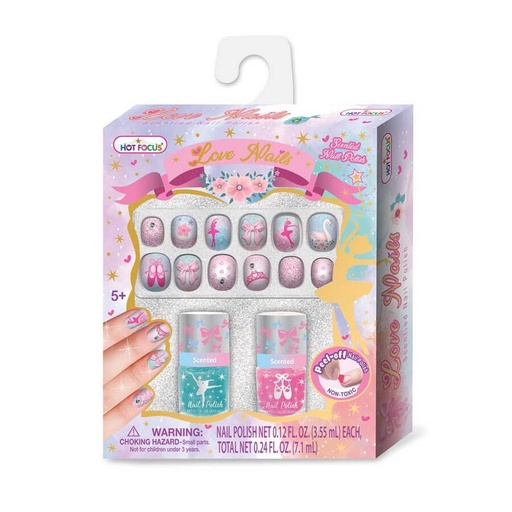 [842817070711] Ballerina Beauties Love Nails With Nail Polish-842817070711