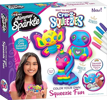[884920655867]  COLOR YOUR OWN SQUEEZIE FUN-SHIMMER N SPARKLE 65586