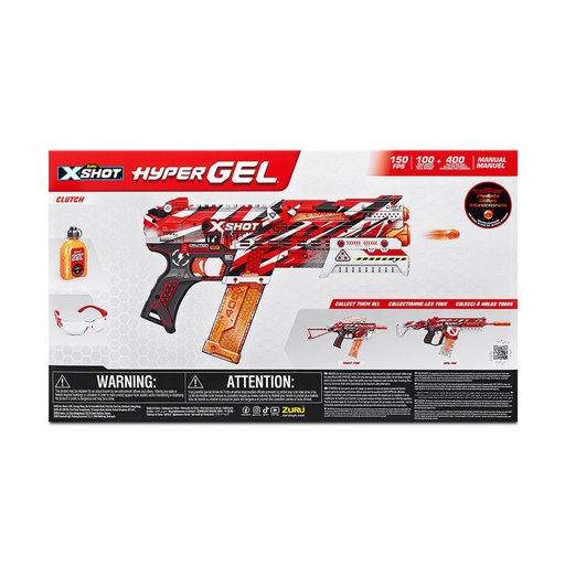 [4894680028135] X SHOT HYPER GEL SMALL BLASTER (5000GELLETS)-ZURU 36622