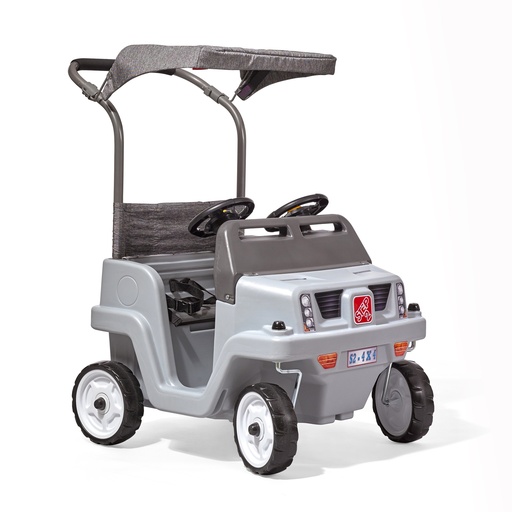 [733538424290] SIDE BY SIDE PUSH AROUND SUV (GRAY)-Step2 424299