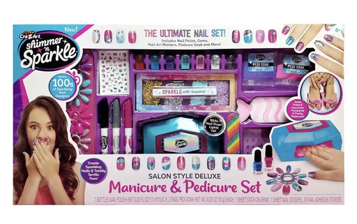 [884920655904] Salon Style Deluxe Manicure &-Shimmer N Sparkle 65590