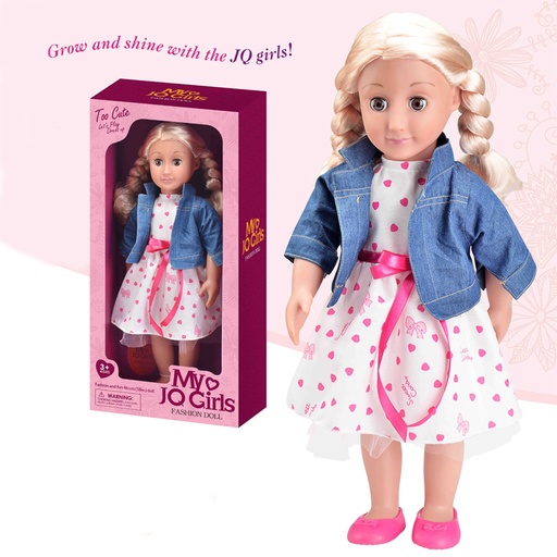 [6902561916230] 18 Inch Doll Clara JQ Baby-2050