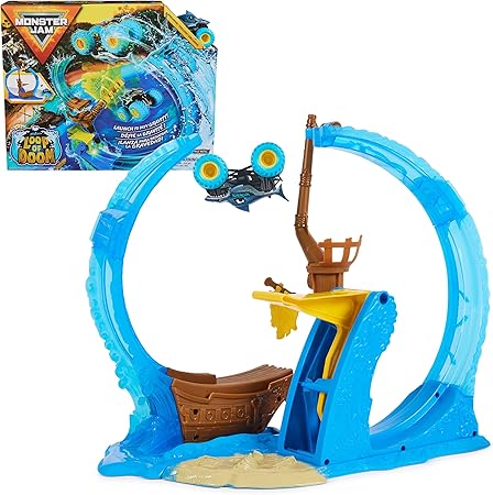 [681147016484] Monster Jam 1:64 Loop Of Doom Stunt Playset
