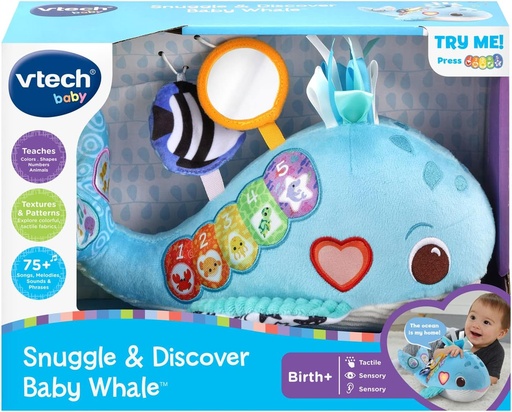 [3417765628030] SNUGGLY SOUNDS WHALE -Vtech 562803