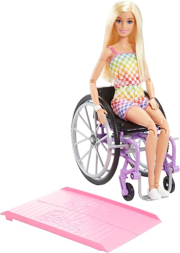 [194735094127] Barbie Fashionistas Doll W/Wheelchair-HJT13