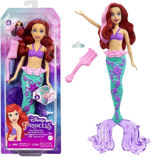 [194735120239] Disney Princess Ariel Hair Doll-HLW00