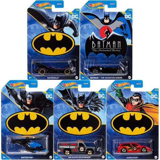 [194735187140]  Batman Themed Asst.​-HW HDG89