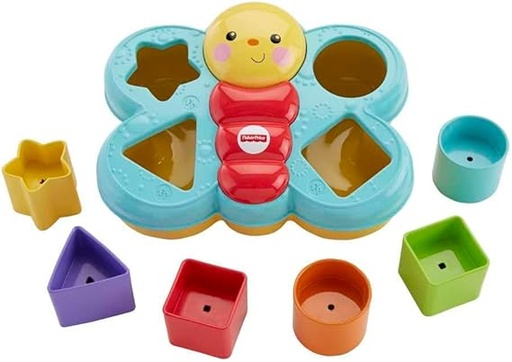 [887961037500] Fisher Price Butterfly Shape Sorter-CDC22