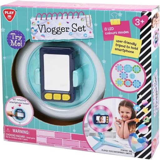 [4892401060983] Playgo Vlogger Playset-6098