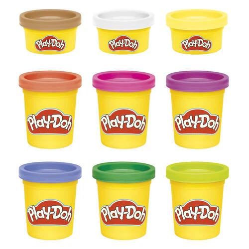 [5010994196493] PLAY-DOH COLORFUL COMPOUND 9 PK ASST-F7369