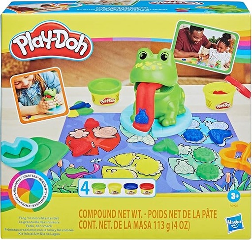 [5010994208387] PLAY-DOH FROG N COLORS STARTER SET-F6926