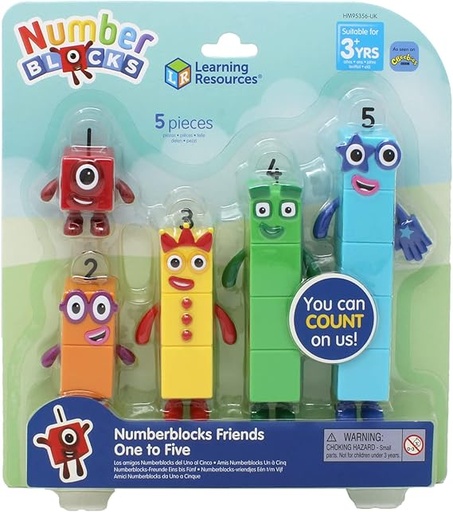 [5055506410452] Numberblocks Friends One To Five-HM9535
