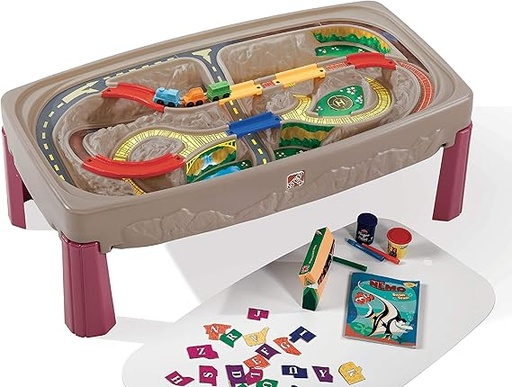 [733538754793] DELUXE CANYON ROAD TRAIN & TRACK TABLE-Step2 754799