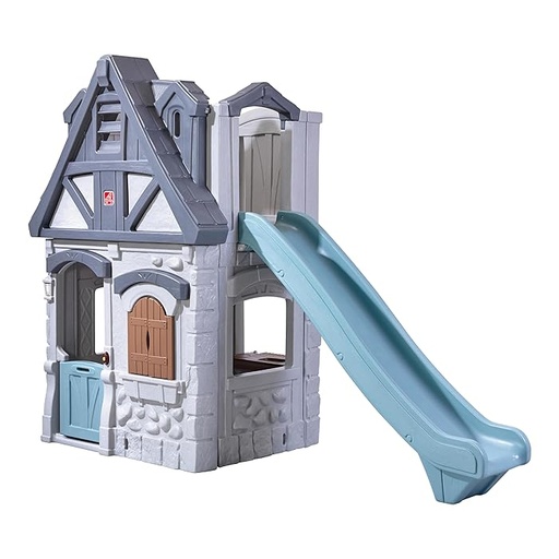 [733538413393] ENCHANTING ADVENTURES 2 STORY PLAYHOUSE & SLIDE-Step2 4133KR