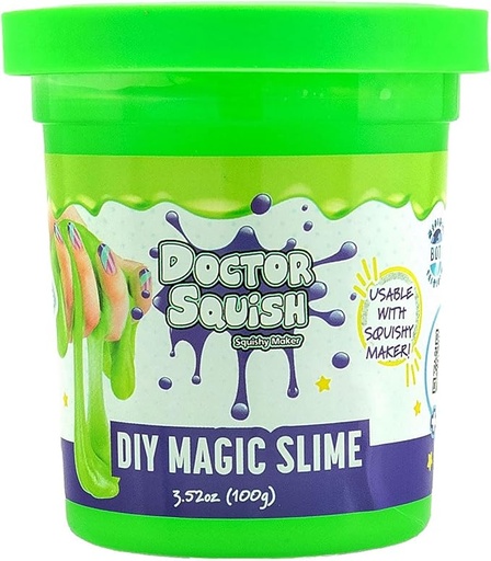 [4897046473860] DMAGIC SLIME BR PK GN 100 Gm-DR SQUISH 38494