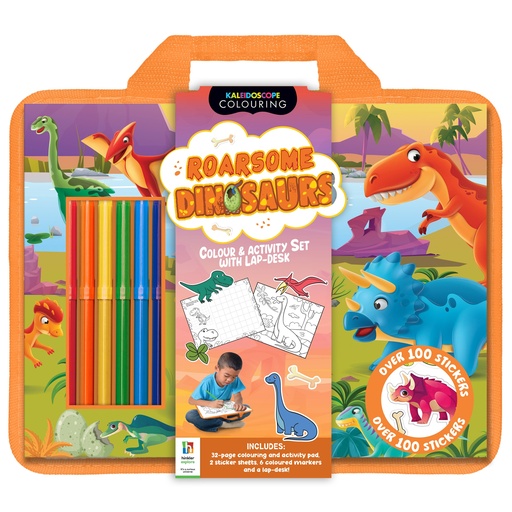 [9781488961106] Roarsome Dinosaurs Colouring Set-HBM00908