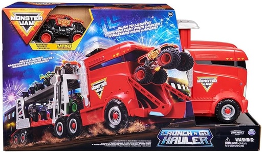 [778988500989] شاحنة Monster Jam Launch N Go Hauler مقاس 1:64 - 6068319