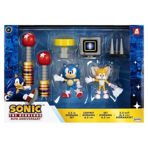[192995409255] Sonic 2.5" Fig Diorama Set-40925