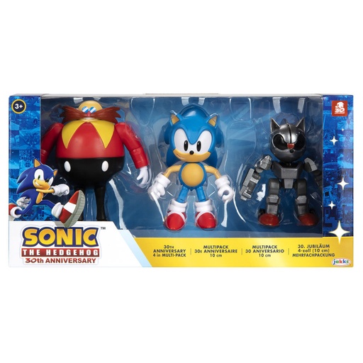 [192995408630] Sonic 4" Fig Multi-Pk-40863