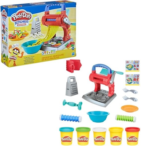[5010993696437] Play-Doh Noodle Party Playset-E7776