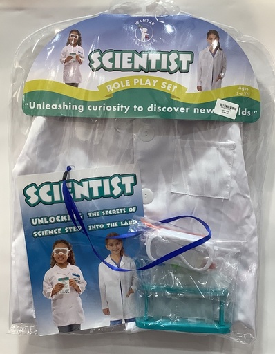 [6941876000111] SCIENTIST COSTUME - WTB 09106