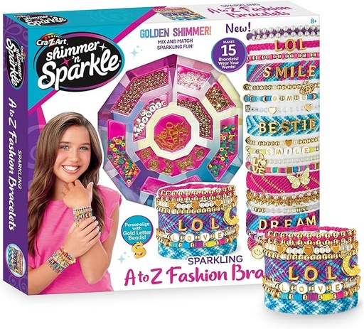 [884920656253] Sparkling A-Z Fashion Bracelets - SNS 65625