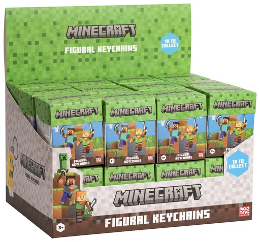 [810128425971] Minecraft Figural Keychains Blind Asst-MC8007