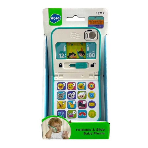 [6909090089725] Foldable Slide Baby Phone-Hola HE8972